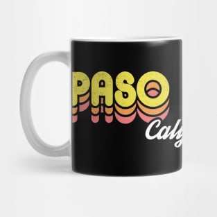 Retro Paso Robles California Mug